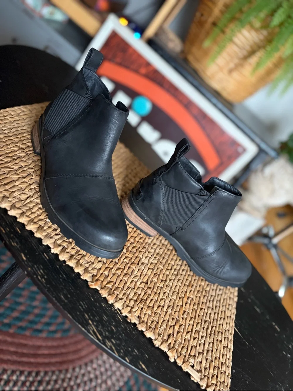 Sorel Leather Emelie Chelsea Ankle Waterproof Bootie